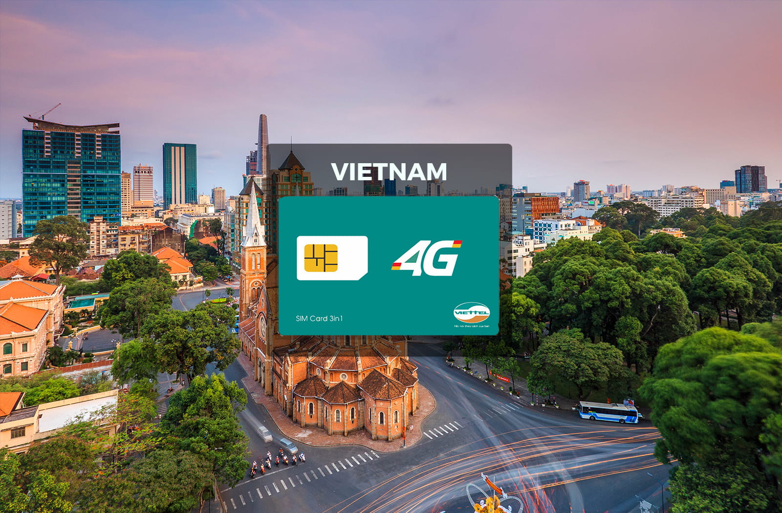 Highlight Combo: HCMC - Tan Son Nhat Private airport transfer to hotel & Vietnam 4G SIM Card Viettel (3GB Data/day within 7 days)